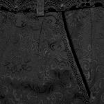Pantalon 'Goth Blood' en Jacquard Noir et Rouge