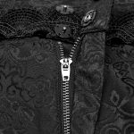 Pantalon 'Goth Blood' en Jacquard Noir et Rouge