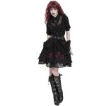 Black 'Radegonda' Short Sleeves Top