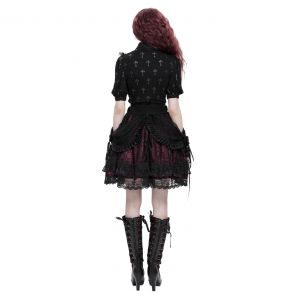 Top Manches Courtes 'Radegonda' Noir