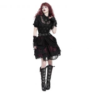 Top Manches Courtes 'Radegonda' Noir