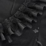 Black 'Radegonda' Short Sleeves Top