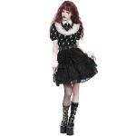 Black and White 'Radegonda' Short Sleeves Top