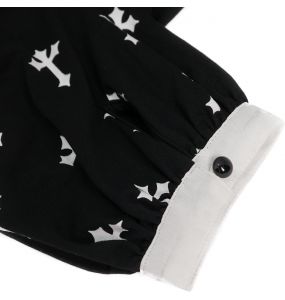 Black and White 'Radegonda' Short Sleeves Top