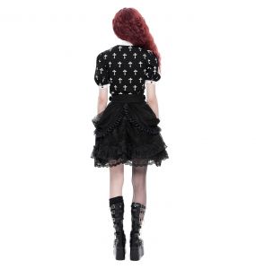 Black 'Radegonda' Gothic Lolita Skirt