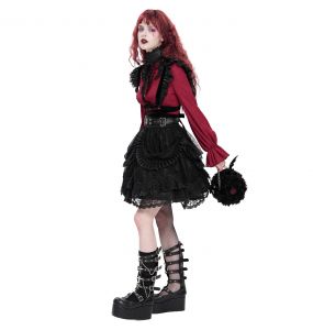 Black 'Radegonda' Gothic Lolita Skirt