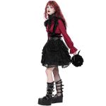 Black 'Radegonda' Gothic Lolita Skirt