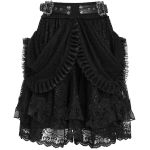 Black 'Radegonda' Gothic Lolita Skirt