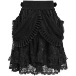 Black 'Radegonda' Gothic Lolita Skirt