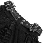 Black 'Radegonda' Gothic Lolita Skirt