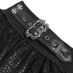 Black 'Radegonda' Gothic Lolita Skirt