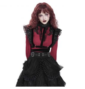 Chemisier Gothique 'Radegonda' Rouge