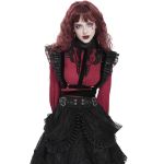 Chemisier Gothique 'Radegonda' Rouge