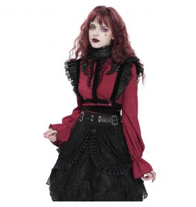 Chemisier Gothique 'Radegonda' Rouge