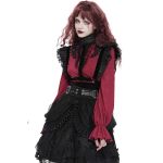 Chemisier Gothique 'Radegonda' Rouge