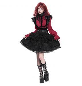 Chemisier Gothique 'Radegonda' Rouge