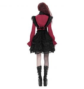 Chemisier Gothique 'Radegonda' Rouge