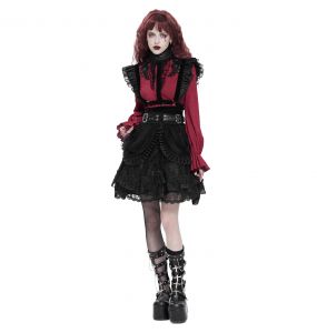 Chemisier Gothique 'Radegonda' Rouge