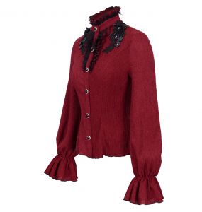 Chemisier Gothique 'Radegonda' Rouge