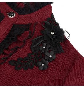 Chemisier Gothique 'Radegonda' Rouge