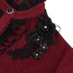 Chemisier Gothique 'Radegonda' Rouge