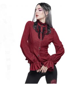 Chemisier Gothique 'Radegonda' Rouge
