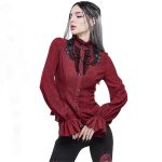 Chemisier Gothique 'Radegonda' Rouge