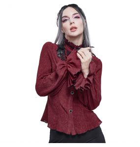 Chemisier Gothique 'Radegonda' Rouge