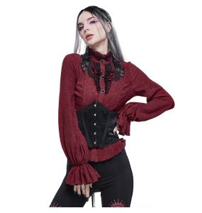 Chemisier Gothique 'Radegonda' Rouge