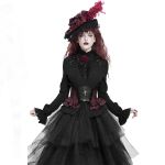 Chemisier Gothique 'Radegonda' Noir