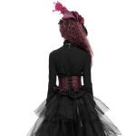 Chemisier Gothique 'Radegonda' Noir