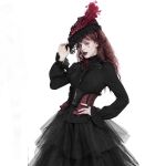 Chemisier Gothique 'Radegonda' Noir