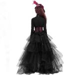 Sexy Black 'Radegonda' Long Sleeves Blouse