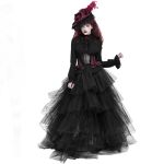 Chemisier Gothique 'Radegonda' Noir