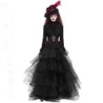 Chemisier Gothique 'Radegonda' Noir