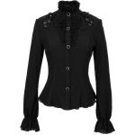 Chemisier Gothique 'Radegonda' Noir