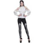Black and White 'Radegonda' Leggings