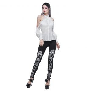 Leggings 'Radegonda' Noir et Blanc