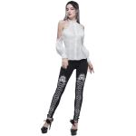 Black and White 'Radegonda' Leggings