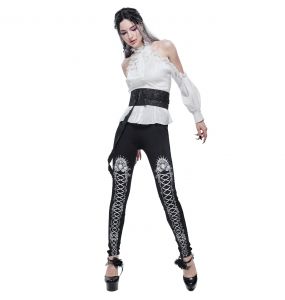 Leggings 'Radegonda' Noir et Blanc
