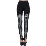 Black and White 'Radegonda' Leggings