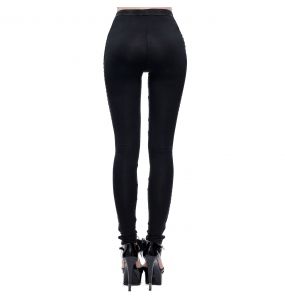 Black and White 'Radegonda' Leggings
