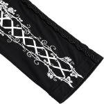 Black and White 'Radegonda' Leggings