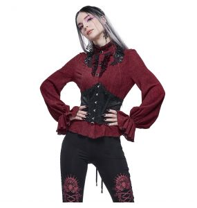 Black 'Radegonda' Cincher Corset