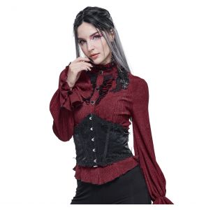 Black 'Radegonda' Cincher Corset