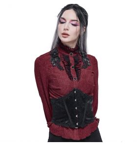 Black 'Radegonda' Cincher Corset