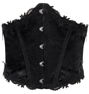 Black 'Radegonda' Cincher Corset