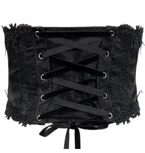 Black 'Radegonda' Cincher Corset