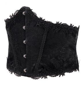 Ceinture Corset 'Radegonda' Noire