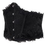 Black 'Radegonda' Cincher Corset